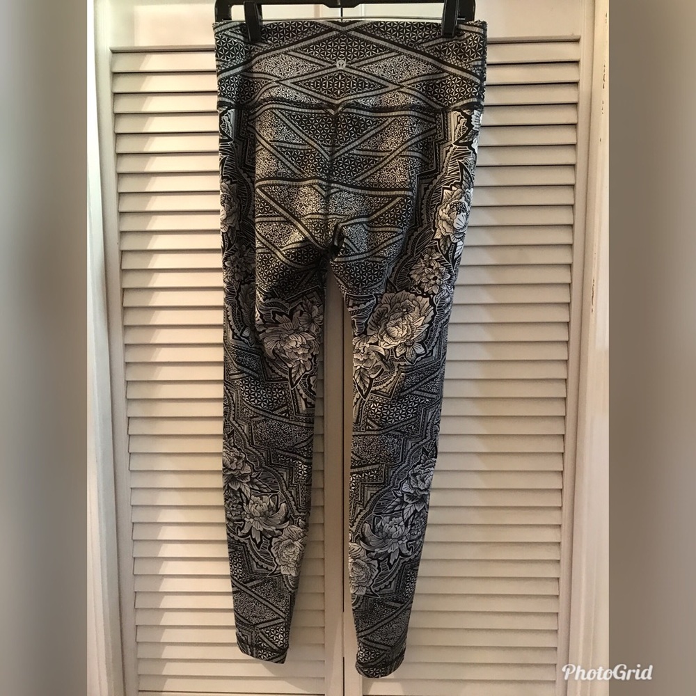 Lululemon Wunder Under High Rise Inked Ice Black - Picture 5 of 8